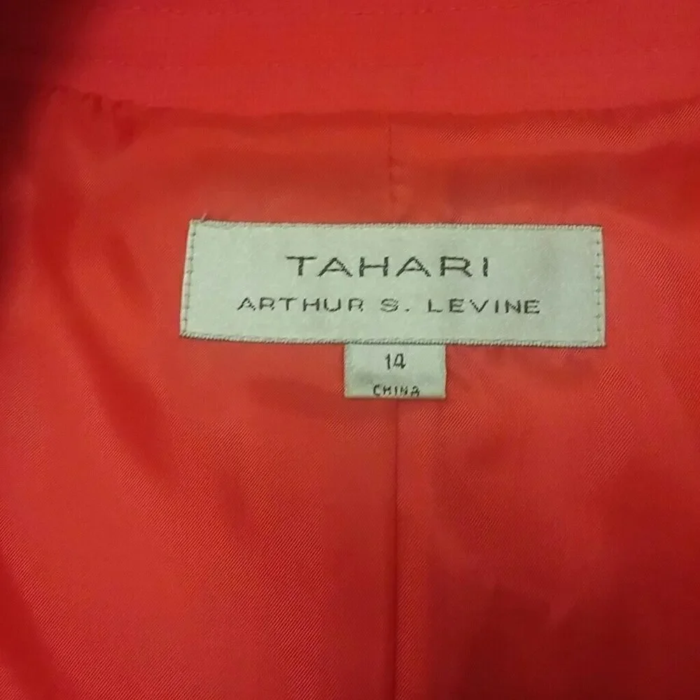 Tahari Arthur S Levine Pink Blazer